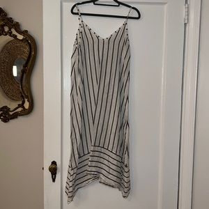 Breezy Striped Linen Dress
